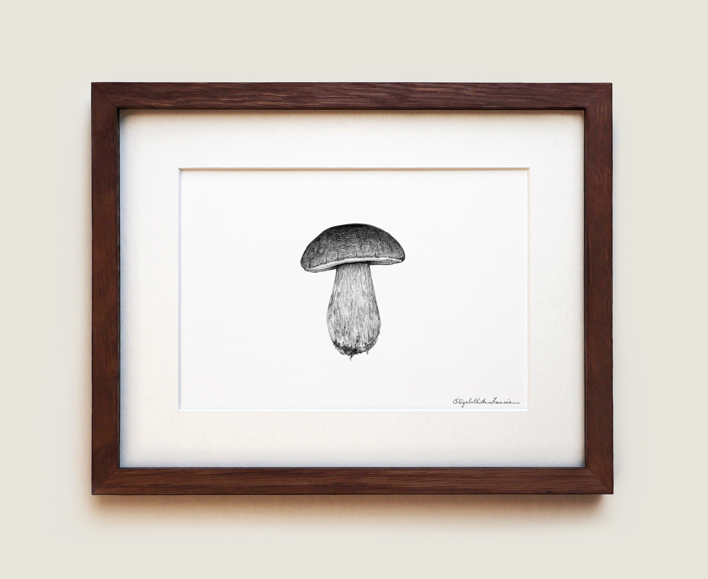Pine Bolete Mushroom | Fine Art Print